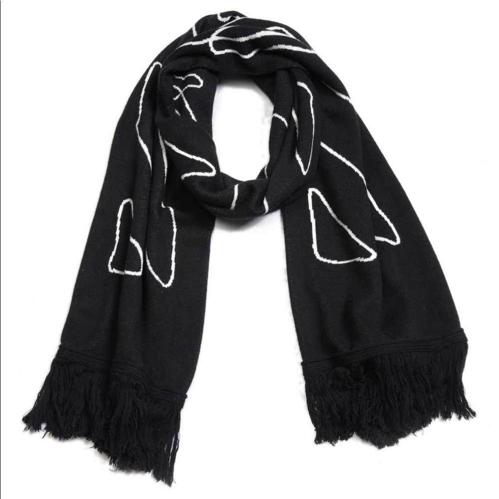 OFF-WHITE scribble Arrows scarf